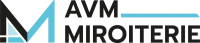 logo AVM miroiterie réalisé par Camille Desombre