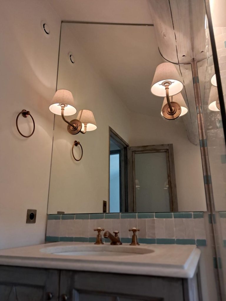 miroir de salle de bain sur mesure