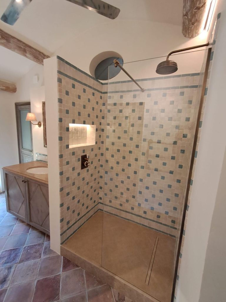 paroi de douche sur mesure