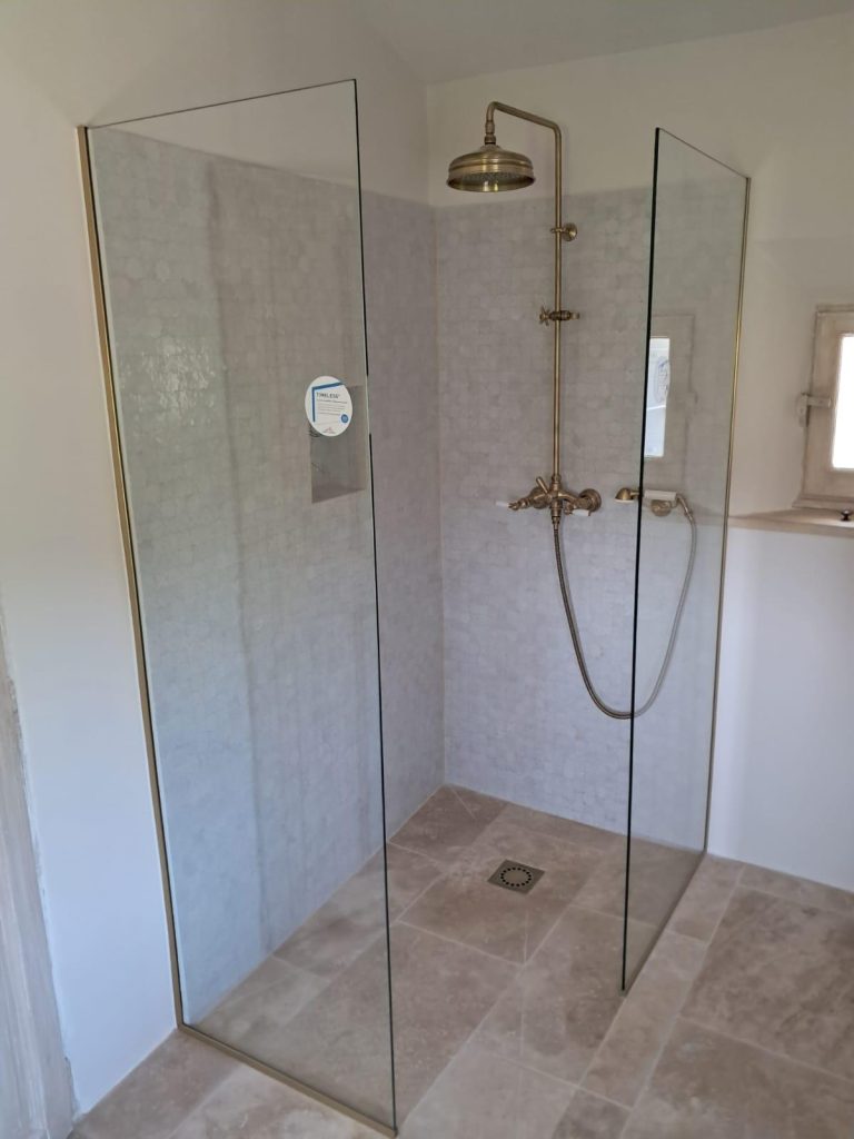 paroi de douche sur mesure